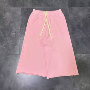 Manufacturer Custom Blank Baggy Wide Leg Terry Cotton Cropped Sweatpants <b>Three</b>-<b>quarter</b> Length Long Sweat <b>Shorts</b> <b>Men</b> - Product Image 4