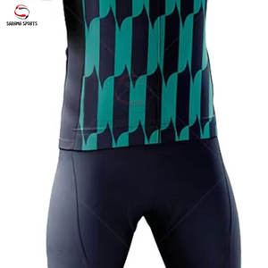 Combinaison de cyclisme premium pour homme à manches courtes, une pièce, avec impression par sublimation 3D, ensemble de vitesse - Product Image 5