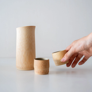 Tazas de Bambú Ecológicas al por Mayor - Hermosas Tazas de Café de Bambú de Color Natural Hechas a Mano con Diferentes Tamaños - Product Image 4