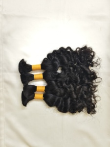 Extensiones de Cabello Natural Remy de un Solo Donante de Tamil Nadu, India, Textura Natural, Color Natural, Venta al por Mayor, Grado Superior, 100% Remy, Doble Trama a Máquina - Product Image 6