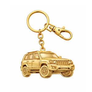 Llavero de metal personalizado con forma recortada de coche, esmaltado suave, recuerdo para niños. - Product Image 3