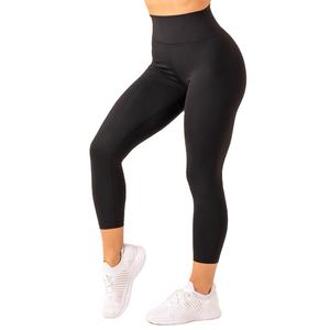 Conjunto de Yoga Personalizado para Mujer, Dos Piezas, Sujetador Deportivo, Pantalones Cortos de Cintura Alta, Spandex/Nylon Sólido Reversible, Ropa Deportiva Ecológica - Product Image 6