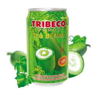 Boisson gazeuse Tribeco au thé de melon d'hiver, saveur verte, canette 320ml - Product Image 1