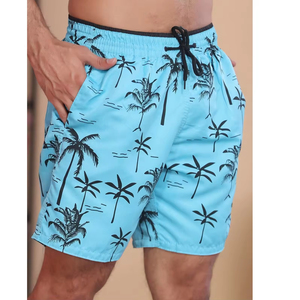 Pantalones Cortos Casuales para Hombre, Estilo Urbano, Sublimados, 100% Poliéster, Color Sólido, Calidad Premium, Secado Rápido, Transpirables - Product Image 4