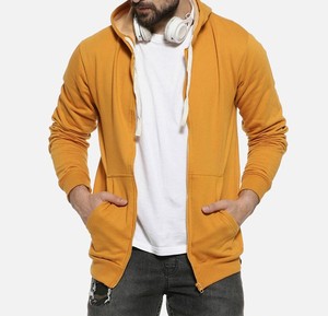 Custom Men Zipper Hoodie OEM Manufacturer Heavyweight Full <b>Zip</b> <b>Hooded</b> Sweatshirt Wholesale Export Supplier Worldwide - Product Image 5