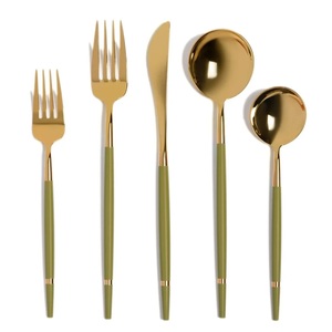 Wholesale Stainless Steel Cutlery <b>Set</b>, <b>Silver</b> Grey Oriental Flatware <b>Set</b> with Spoon, Fork & Knife for Restaurant & School Use - Product Image 3