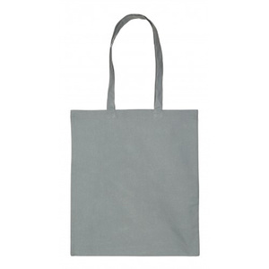 Green 100% Cotton Fabric Shopping <b>Bag</b> Medium Size long Handle Reusable Grocery Tote - Product Image 5
