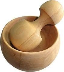 Artisan Crafted Wooden <b>Grinding</b> Vessel and Pestle Traditional Culinary Tool for Crushing Spices and Seeds Daily Use - Product Image 6