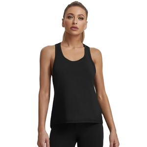 2025 Custom XS Ladies Sportswear Breathable Knitted Gym Fitness Workout Tank <b>Singlet</b> Wholesale Supply - Product Image 1