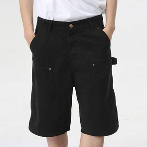 <b>Men's</b> Wear Knee Length Denim Shorts Summer New Multi Pocket Loose Jeans Solid Color new Style Male <b>Overalls</b> - Product Image 5