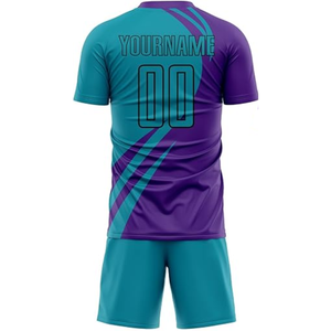 Uniforme de Fútbol Duradero, 100% Poliéster, Ecológico, Transpirable, de Secado Rápido y Elástico en Cuatro Direcciones para Equipos Masculinos Adultos, Personalizable - Product Image 3