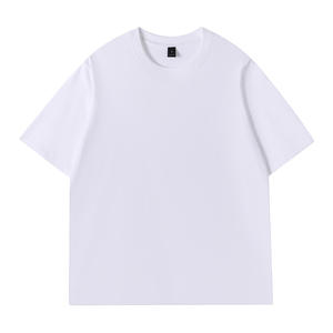 Camiseta de algodón 100% de cuello redondo y manga corta, estilo vintage, transpirable y ecológica, talla europea, 200g, venta al por mayor europea y americana. - Product Image 5
