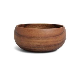 Juego de Platos de Madera de Estilo Americano de Lujo para Comida, Sopa, Fruta y Ensalada, Tazón de Madera Natural para Uso en la Cocina y la Mesa del Hogar - Product Image 3