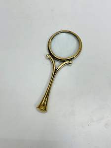 2.5'' Fully Brass Handheld Magnifying Glass with Solid Metal Handle | Classic Optical Inspection Loupe - Product Image 5