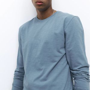 Camiseta de Manga Corta de Alta Calidad para Hombre, 100% Algodón, Tejido Transpirable, Cuello Redondo, Estilo Urbano, OEM, ODM, Logotipo Personalizado, Venta al Por Mayor, 220g - Product Image 2