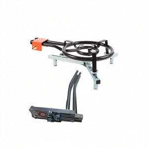 MNJ Paella Stand Fornello a Gas Singolo in Acciaio Inossidabile Leggero Attrezzatura da Cucina per Esterni 1 Pezzo - Product Image 2