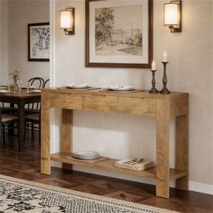 Entrance <b>Console</b> <b>Table</b> with Storage Space As <b>Sofa</b> <b>Table</b> - Product Image 1