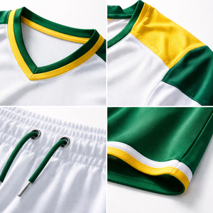 Kits de football respirants personnalisés en gros, fabricant OEM directement de l'usine - Achat en gros au prix d'usine, 100% polyester - Product Image 4