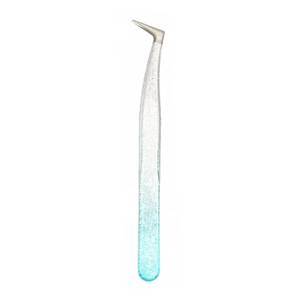 แหนบตัดขนตาสแตนเลสคุณภาพสูง Morje Surgical ปรับแต่งได้ ปลายเรียบ ด้ามจับไล่เฉดสีน้ำเงิน รุ่น MS-ET-0007 - Product Image 1