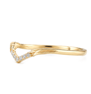 แหวนเพชรทรงกลมเพาะเลี้ยงในห้องปฏิบัติการ ขายส่ง ทองคำแท้ 14K 18K แหวนสัญญา ดีไซน์เนอร์ แหวนแต่งงาน เครื่องประดับเจ้าสาว แหวนโค้งมินิมอล - Product Image 2