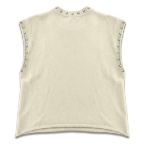 T-shirt personnalisé SHY SPORTS avec impression graphique en strass, 100% coton jersey, coupe courte, poids lourd, unisexe, pour l'été - Product Image 2