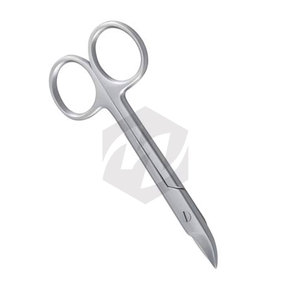 Ciseaux chirurgicaux manuels courbés de haute qualité pour la chirurgie orale, en acier inoxydable 4.25, certifiés CE, pour la coupe des tissus - Product Image 4