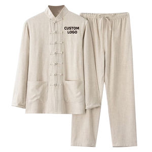 ชุดกังฟูยูนิเซ็กซ์ แบรนด์สั่งทำพิเศษ ด้านหน้าเย็บเสริมความยืดหยุ่นพิเศษ คุณภาพคลาสสิก ระบายอากาศได้ดี ผลิตจากโพลีเอสเตอร์ ขายส่ง - Product Image 1