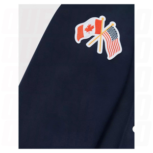 Veste varsity pour homme Toronto Maple Blue Full Snap, personnalisable, streetwear haut de gamme, style hockey, édition limitée, vêtements d'extérieur varsity - Product Image 3