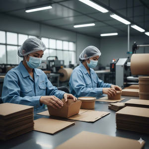 Boîte cylindrique en carton ondulé personnalisable, écologique et recyclable, avec fermeture magnétique, impression en gravure/sérigraphie pour OEM/ODM - Product Image 4