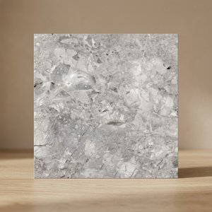 Azulejos de Porcelana Pulida para Piso, Estilo Mármol Crema Glamour, 600x600mm, Mate, Tipo Ladrillo Refractario, Adhesivo para Azulejos de Piscina - Product Image 4