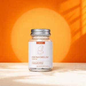 [FROM OREUM] Dentifrice solide Away From Home saveur mandarine de Jeju, 60 comprimés pour les voyages, articles de toilette pour le voyage - Product Image 2