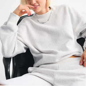 Women Mock Neck Turtleneck Sweatshirt Oversized Casual Pullover - Product Image 4