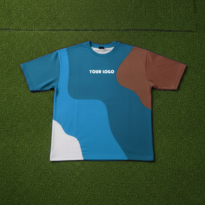 เสื้อยืดผู้ชายทรงบ็อกซี่ แขนเสื้อแบบดรอปโชว์เดอร์ ผ้าคอตตอน 100% เนื้อหนา สไตล์ลำลอง กำลังฮิต สามารถเลือกสีได้ตามต้องการ - Product Image 1