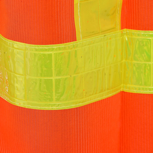 Chaleco de Seguridad para Hombre, 100% Poliéster, Transpirable, Ligero, con Múltiples Bolsillos, Cierre de Seguridad, Alta Visibilidad - Product Image 4