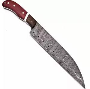 Hand Forged Damascus Chef <b>Knife</b> Superior Strength Unmatched Cutting Power <b>Sharp</b> Blade Customized Wooden Handle Eco-Friendly - Product Image 3