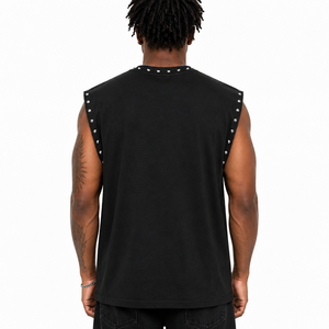Camiseta sin mangas con estampado gráfico personalizado, 100% algodón jersey, tela suave, nuevo estilo moderno, unisex, cómoda y ajustada. - Product Image 6