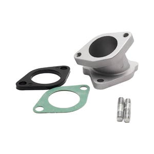 Manchon d'admission de carburateur pour Honda CG150 CG125 150cc 125cc - Caoutchouc de haute qualité avec bride en aluminium, ajustement direct - Product Image 1