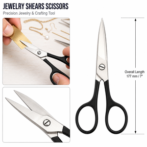 Ciseaux à bijoux avec ou sans lames en carbure, outil de précision pour la fabrication de bijoux, outil de découpe de métal, ZetomedPro - Product Image 5