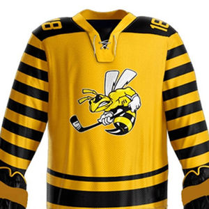 Uniformes de hockey sobre hielo sublimados personalizados, transpirables y de buena calidad. El mejor proveedor. Nuevo uniforme de hockey sobre hielo en venta en línea. - Product Image 4