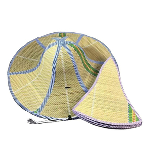 Custom Handmade Natural Grass <b>Floppy</b> Cowboy <b>Hat</b>-Unisex Adult Summer <b>Hat</b> with Ribbon & Rope Accessories OEM/ODM Private Label - Product Image 4