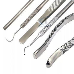Kit d'instruments chirurgicaux dentaires manuels en acier inoxydable de haute qualité, certifié CE, classe I - Product Image 4