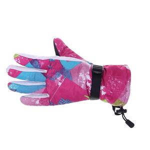 Guantes de Esquí Térmicos para Nieve, Resistentes al Viento, de Cuero, de Alta Calidad, con Logotipo Personalizado - Product Image 4