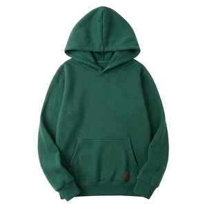 Sudadera con Capucha Oversize de Algodón Grueso para Hombre, Color Liso, con Logo Personalizado, Ropa Deportiva Urbana de Invierno, Venta al por Mayor - Product Image 6