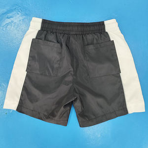Ensemble short et veste coupe-vent personnalisé avec logo pour homme, léger, en nylon, fermeture éclair intégrale, deux pièces, tenue de sport d'été - Product Image 5