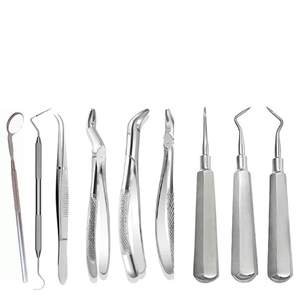Kit Básico de Elevadores Dentales, Fórceps de Extracción, Instrumentos Quirúrgicos Dentales Manuales de Acero Inoxidable, Certificación CE - Product Image 1
