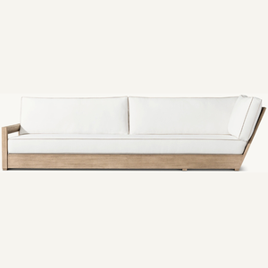 Canapé pour deux personnes en teck, style moderne, adapté à l'extérieur, de bonne qualité et durable. - Product Image 5