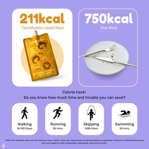 Paquet pratique de 5 paquets de 15 secondes de liquide de remplacement pour soupe instantanée et repas Shake Powder Champignon Facile à préparer Nutrition on Go - Product Image 4