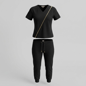 Uniformes de Enfermería al por Mayor, Personalizados, Elásticos, Tallas Grandes, Estilo Jogger, Modernos y Sexys para Mujer, Resistentes al Agua - Product Image 1