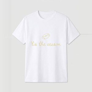 Camiseta de Fútbol con Diseño Gráfico Atrevido, Estilo Desgastado, Manga Corta, Mezcla Cómoda, Ideal para Moda Urbana y Uso Diario - Product Image 1