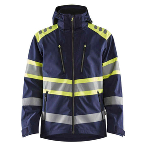 เสื้อแจ็คเก็ตนิรภัยสะท้อนแสงสำหรับฤดูหนาวแบบขายส่ง OEM ODM สำหรับผู้ชาย พร้อมโลโก้ด้านหน้า เสื้อแจ็คเก็ตสำหรับทำงานในฤดูหนาว - Product Image 1